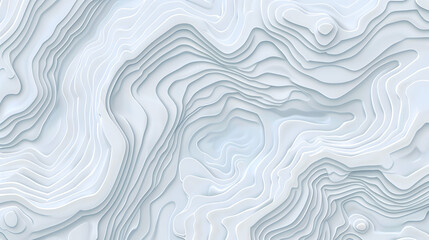 Fototapeta premium A clean white background with pale blue lines forming flowing water patterns, the simplicity and cool tones adding to the peaceful vibe