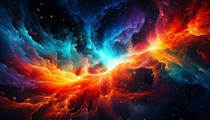 Colorful space background