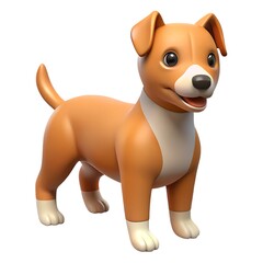 A dog on white background png