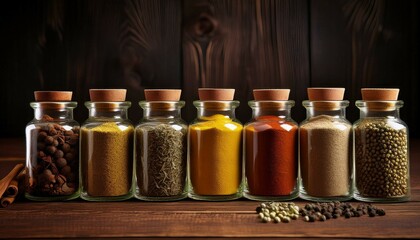 jars with spices
