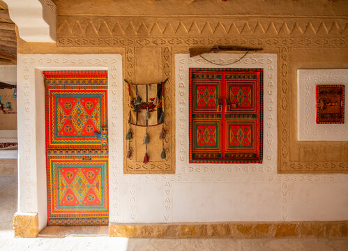 Interior of a building, Najd Village, Riyadh