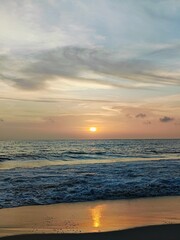 A breathtaking sunrise at the beach