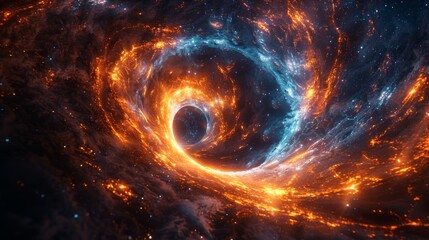 Cosmic Vortex: A Journey Through the Stars