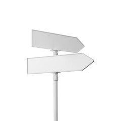 Fototapeta premium Urban Street Direction Signs for City Navigation and Public Directions