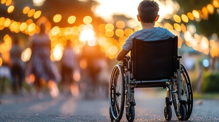 person in wheelchair