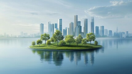 Fototapeta premium Cop29 climate summit concept