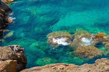 Calas de Aguafreda y Sa Tuna, Begur, Catalonia, Spain