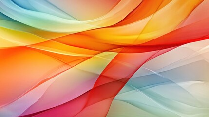 Colorful abstract waves create a dynamic and vibrant visual experience, AI