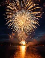 celebratory fireworks you may see at midnight on January 31. 2025