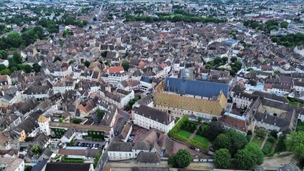 drone photo Beaune france europe