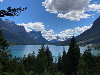 Glacier national park mountains