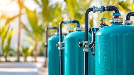 Innovative Water Purification System Demonstrated in a Park - Clean Water Solutions in Green Environment