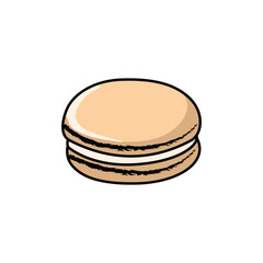 Delicious Macaron Cookie Clip Art for Sweet Design Projects