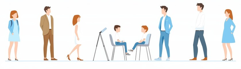 Professional Coaching Session Illustration