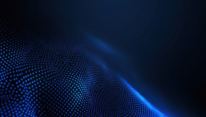 Abstract Blue Digital Background