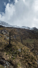 peaks around macugnaga during spring