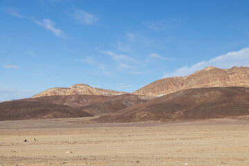 Rock formations in the desert