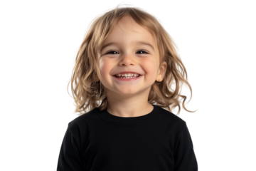 portrait of a smiling little child