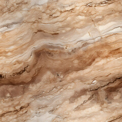 Obraz premium Seamless Travertine Stone Texture in Warm Earthy Tones