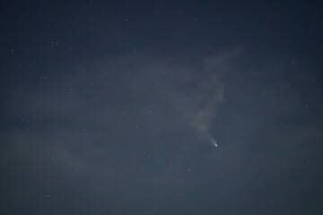 Comet C2023 A3 Tsuchinshan-Atlas in the sky.
