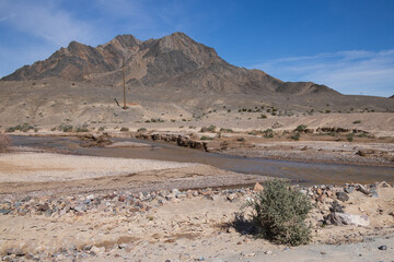 Stream through the desert