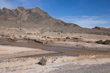 Stream through the desert