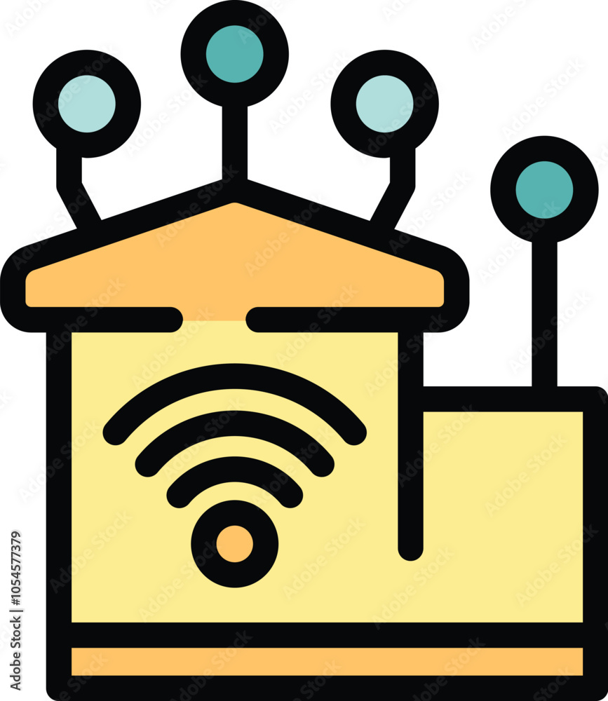 Poster smart home automation system is connecting and controlling various devices and appliances within a h