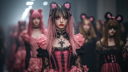 Group of Friends in Colorful Costumes