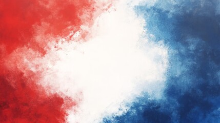 Obraz premium Abstract Red, White, and Blue Cloud Background
