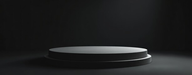 Minimalist Black and White Podium