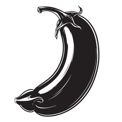 Zucchini in cartoon, doodle style . Image for t-shirt, web, mobile apps and ui. Isolated 2d vector illustration in logo, icon, sketch style, Eps 10, black and white. AI Generative