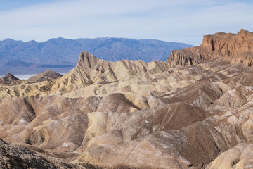 View from Zabriskie Point in Death Valley National Park, California