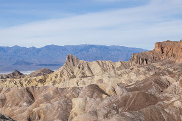 View from Zabriskie Point in Death Valley National Park, California