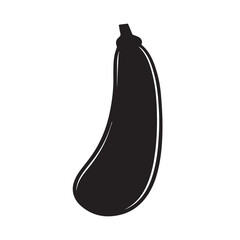 Zucchini in cartoon, doodle style . Image for t-shirt, web, mobile apps and ui. Isolated 2d vector illustration in logo, icon, sketch style, Eps 10, black and white. AI Generative