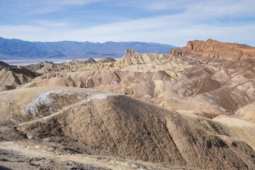 View from Zabriskie Point in Death Valley National Park, California