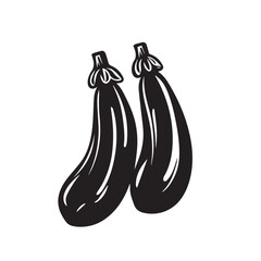 Zucchini in cartoon, doodle style . Image for t-shirt, web, mobile apps and ui. Isolated 2d vector illustration in logo, icon, sketch style, Eps 10, black and white. AI Generative