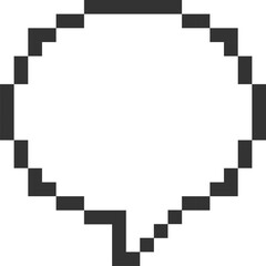 Pixel Speech Bubble