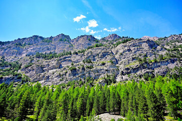 scenic view of rocky mountain alps