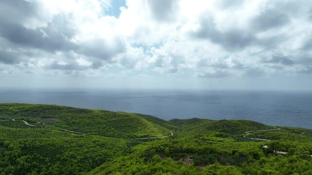 clouds over the sea