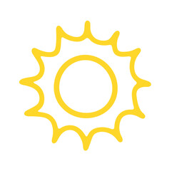 abstract sun icon