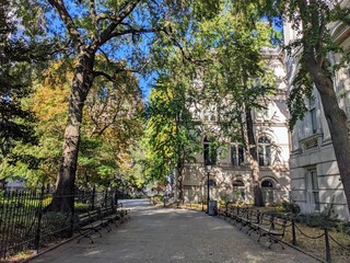 City Hall Park in the Fall, New York City - October 2024