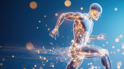 High-Quality Beta-Alanine Supplement for Endurance, Muscle Recovery, and Performance with Molecular Symbol Displayed