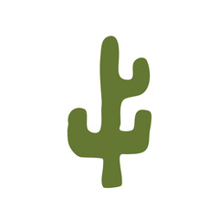 Mexican cactus wall decor in boho style