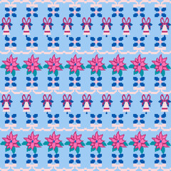 pattern, Pixelated Poinsettia and Bell Pattern
Festive Fair Isle Christmas Winter Wonderland Knit
Cozy Holiday Pattern Pastel Christmas Design