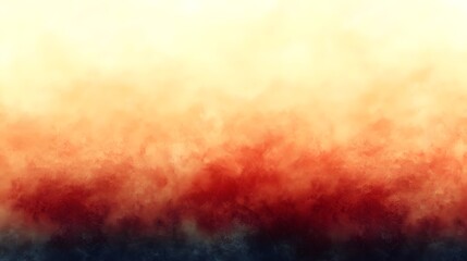 Fototapeta premium A mesmerizing abstract gradient of colors transitioning from warm reds and oranges to cool blues, creating a soothing and atmospheric visual experience.