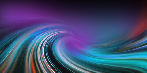 Beautiful modern colored light speed background, copy space for advertising desktop.