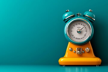 Vintage-style illustration of an analog kitchen scale with classic fonts and warm colors, capturing the nostalgia and charm of traditional cooking, symbolizing nostalgia and warmth