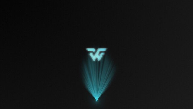 Hologram Vertical Horizontal Logo Reveal 364 1:1 16:9 9:16