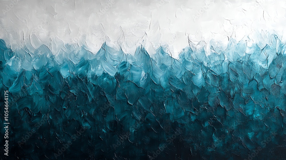 Aufkleber Abstract blue and white textured background with a gradient from dark to light.