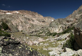 Goat Lake in Beartooth Mountains, Montana